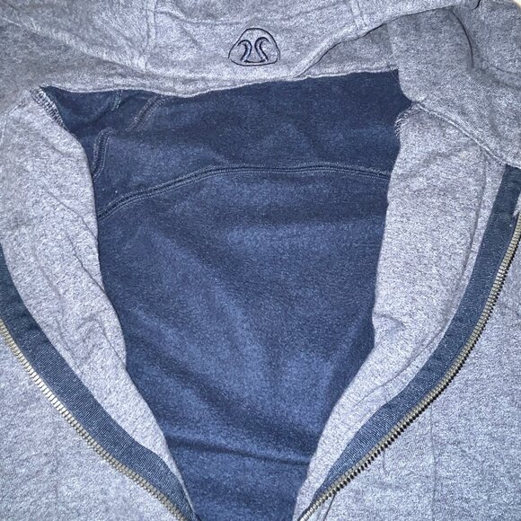 Lululemon Scuba Zip Hoodie Size S Heather Blue - Picture 5 of 5